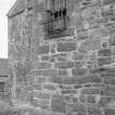 Edinburgh, Stenhouse Mill House.
Detail of barred window.