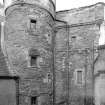 Staircase tower and keep from South court