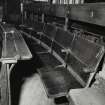 Interior.
View of seating in lecture theatre E.