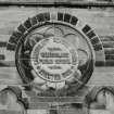 Glasgow, Tabernacle Street, Cambuslang Public School.
Detail of name plaque.