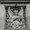 Glasgow, Tabernacle Street, Cambuslang Public School.
Detail of carved panel.