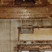 Glasgow, Auldhouse, 2 Auldhouse Court, interior.
View of inscribed lintel over kitchen fireplace dated 1631.