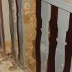 Glasgow, Auldhouse, 2 Auldhouse Court, interior.
View of balustrade in state of disrepair.
