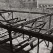 Glasgow, 13-23 Tradeston Street, Randolph & Elder Engine Works, interior.
View of internal framework of two storey building within re-entrant angle.