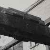 Glasgow, 13-23 Tradeston Street, Randolph & Elder Engine Works, interior.
View of internal framework within re-entrant angle, built up pre-stressed beam.