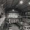 Glasgow, 739 South Street, North British Engine Works.
Main Workshop. View from North-East of bay 'C' showing seadart Missile test bed on site of former diesel engine test bed.