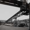 Glasgow, 191-197 Scotland Street, Howden's Works.
General view from East of former steel stockyard, with overhead crane.