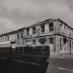 General view from SE of Scotland Street frontage (left) and Paterson Street frontage (right)