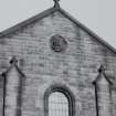 Glasgow, 430 Scotland Street West, St. Mark's Episcopal Church.
Detail of gable with relief of St. Mark's lion.