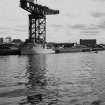 Glasgow, Stobcross Quay, Finnieston Crane.
General view of crane from West.