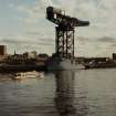 Glasgow, Stobcross Quay, Finnieston Crane.
General view of crane from West.