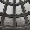 Interior.
View of glass in cupola in banking hall.
