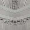 Interior.
View of plasterwork in banking hall.
