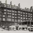 Glasgow, St Enoch Hotel.
View of West facade, North Section.