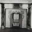 Interior detail of Dining room chimney piece
