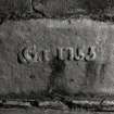 Furnace, Iron Furnace.
Detail of dated lintel.
Insc: 'G F 1755'.