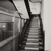 Interior.
View of main staircase at ground floor from SW.