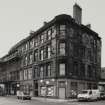 General view of W Campbell Street from NE showing corner with Holm Street.