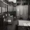 Interior.
View of ground floor banking hall and manager's office from N.