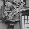 Glasgow, 28 West Campbell Street, McGeoch's Building.
Detail of carved female figure above pediment.