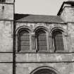 Glasgow, 9 Wester Craigs, Blackfriars Park Church.
Detail of windows on East facade from East.