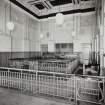 Interior.
View of criminal custody court at first floor from SE.