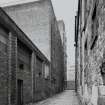 Glasgow, 74 York Street.
View of rear of building from North-East in Robertson Lane.