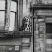 Glasgow, 74 York Street.
Detail of statue of lion at first floor level of main frontage.
