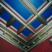 Interior. Drawing room, detail of ceiling