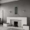 Interior.
Detail of 1930's fireplace in ground floor South-East room - original parlour.