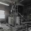 Interior view of the Carbonation Plant Brown Liquor and Lime Mixing Tank where the melted liquor from the Affination Station was mixed with slaked lime (T&L No.: 21183/7)