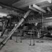 Interior view of the gyrating sugar Rotex Machines in the Fine End, used for sieving and separating the sugar stream into the variouis sugar fractions for the different sugar products (T&L No.: 21179/5)