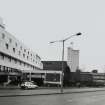 Bruce Hotel. View of entrance frontage from NNW