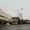 Bruce Hotel. View of entrance frontage from NNW