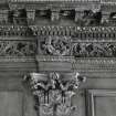 Strathleven House, interior.
Detail of frieze and capital in West room (dining room?).