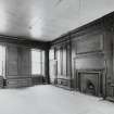 Strathleven House, interior.
View to chimneypiece wall and North East corner of West room (dining room?)