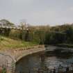 Blantyre, Station Road, David Livingstone Memorial Footbridge
General view of bridge from SW