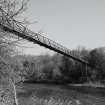 Blantyre, Station Road, David Livingstone Memorial Footbridge
Oblique view of bridge from WSW