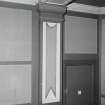 S central entrance lobby, paintwork, detail