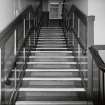 Access stair to W gallery, detail