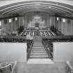 View of auditorium from upper portion of gallery to S