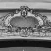 Auditorium, proscenium arch, gilded cartouche, detail