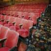 Gallery, seating, detail