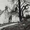 Copy of historic photograph showing general view.