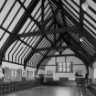 Interior. Hall view from ESE looking towards the stage