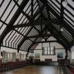 Interior. Hall view from ESE looking towards the stage