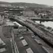 Elevated view of graving dock from NE.