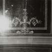 Interior.
Detail of Pompeiian wall decoration.