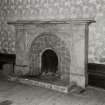 Interior.
Detail of morning room fireplace.