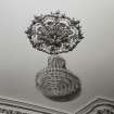 Interior.
Detail of morning room ceiling rose.
